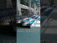 Ασημένιες εισελκόμενες έδρες λευκαντών που κάθονται την ικανότητα 30-300